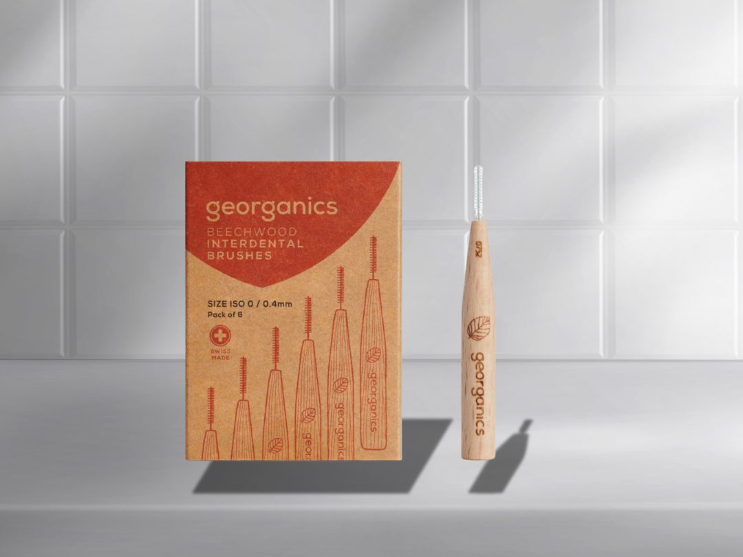 Mezizubní kartáčky z bukového dřeva - 0,4 - Georganics 